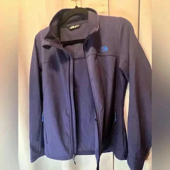 The North Face Womens Windwall Primaloft Hooded Jacket Medium Purple - Picture 2 of 8